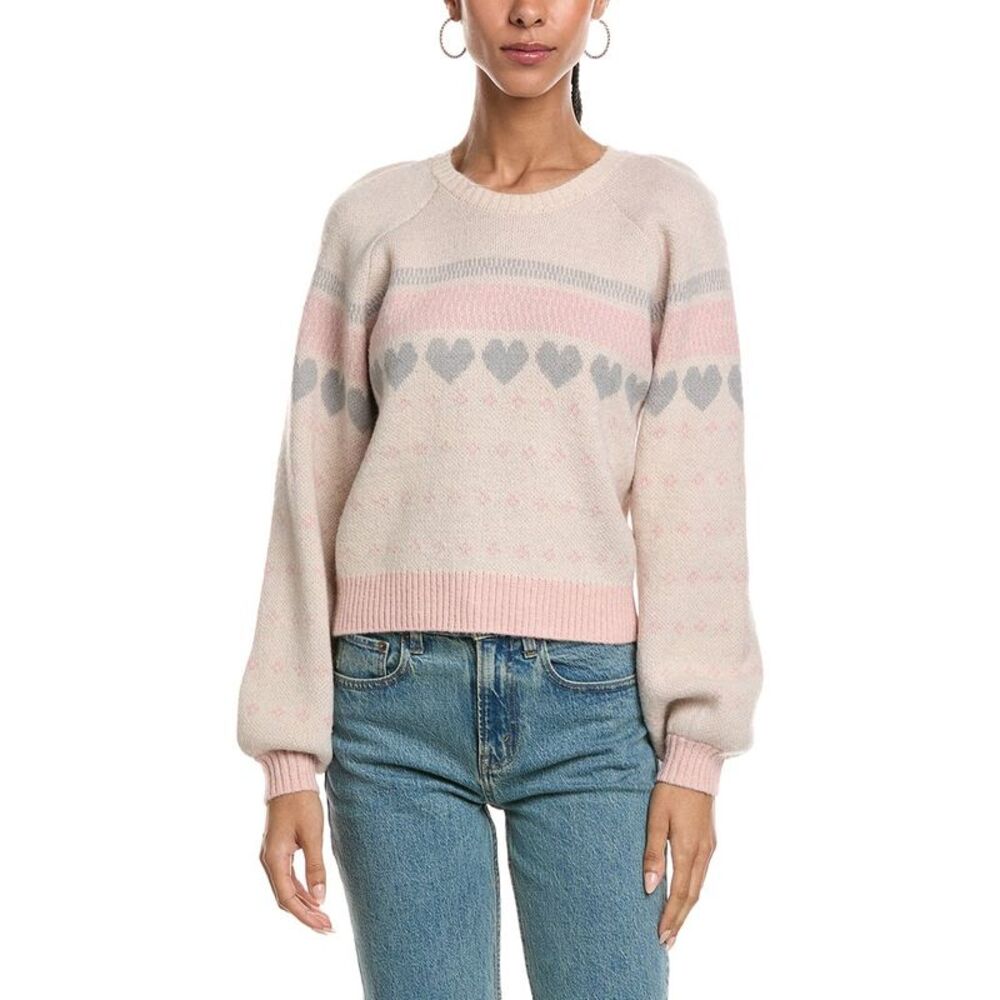 Saltwater Luxe Womens Crewneck Sweater, White